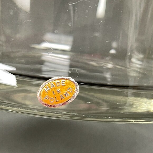 Clear Glass Pitcher 6 1/4" High Made in Poland - Picture 8 of 8